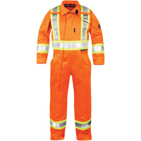 High-Visibility Fire-Resistant Coveralls, Size Small, Orange M & M Nord Ouest Inc