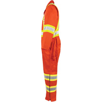 Combinaison non doubl&eacute;e haute visibilit&eacute;, Petit, Orange haute visibilit&eacute; M & M Nord Ouest Inc