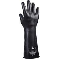 879 Acid-Resistant Gloves, Size Medium/8, 14" L, Butyl Rubber, 28-mil M & M Nord Ouest Inc