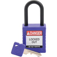 Velocity Safety Lockout Padlock, Safety Padlock, Keyed Different, Nylon, 1-1/2" Width M & M Nord Ouest Inc