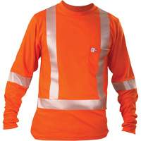T-shirt &agrave; manches longues, Petit, Orange M & M Nord Ouest Inc