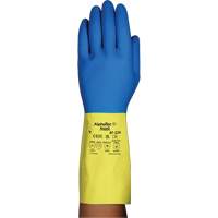 Alphatec&reg; 87-224 Chemical-Resistant Gloves, Size 7, 12.8" L, Neoprene/Rubber Latex, Cotton/Flock-Lined Inner Lining, 26.8-mil M & M Nord Ouest Inc