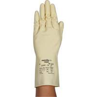 Gants naturels et l&eacute;gers AlphaTec 87-137, Taille 7, 11,8" lo, Latex de caoutchouc, 16 mils M & M Nord Ouest Inc