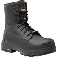 Bottes de travail Metpro Flex avec protecteur m&eacute;tatarsien, Cuir, Taille 4, Imperm&eacute;able M & M Nord Ouest Inc