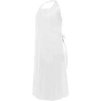 Tablier CoverMe avec encolure d&eacute;coup&eacute;e, Polyur&eacute;thane, 45" lo x 35" la, Blanc M & M Nord Ouest Inc