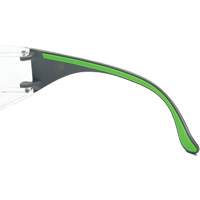 Lunettes de s&eacute;curit&eacute; gris/vert Adapt Lite, Lentille Transparent, Antibu&eacute;e/Anti-&eacute;gratignures, ANSI Z87+/R&eacute;pond ou surpasse la norme CSA Z94.3 M & M Nord Ouest Inc