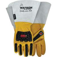 Storm Trooper Water-Resistant Gloves, Small, Cowhide Palm, Gauntlet Cuff M & M Nord Ouest Inc