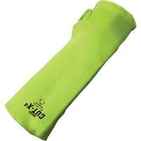 Cut-X&reg; Cut-Resistant Sleeve with Thumb Hole, Fibreglass/Polyethylene, 10", ASTM ANSI Level A4, High Visibility Lime M & M Nord Ouest Inc