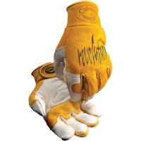 Caiman&reg; Premium TIG/MIG Welder's Gloves with Hook & Loop Closure, Split Cowhide, Size Medium M & M Nord Ouest Inc