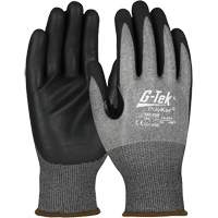 Gants r&eacute;sistant &agrave; la coupe G-Tek avec capacit&eacute; pour &eacute;cran tactile, Taille Petit, Calibre 18, Rev&ecirc;tement Mousse de nitrile, Enveloppe en PolyKor, ASTM ANSI niveau A4/EN 388 niveau D M & M Nord Ouest Inc