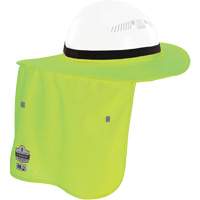 Chill-Its&reg; Lime Green FR Hard Hat Brim with Neck Shade M & M Nord Ouest Inc