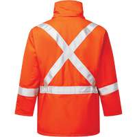 Parka isol&eacute; de 9 oz Haute visibilit&eacute; Avenger, style 515, Hommes, T-petit, Orange M & M Nord Ouest Inc