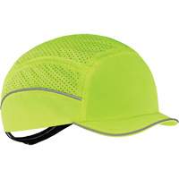 Casque l&eacute;ger de style casquette Skullerz 8955 avec micro-bordure, Vert lime haute visibilit&eacute; M & M Nord Ouest Inc