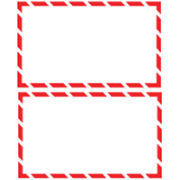 &eacute;tiquettes SIMDUT 200/pqt, Papier, Rouleau, 4-3/4" lo x 8-1/2" la M & M Nord Ouest Inc