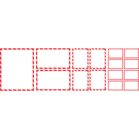 &eacute;tiquettes SIMDUT 400/pqt, Papier, Rouleau, 5-1/2" lo x 4-1/4" la M & M Nord Ouest Inc