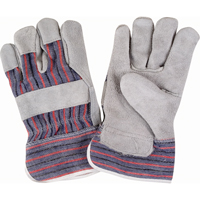 Rugged Fitters Gloves, Large, Split Cowhide Palm, Cotton Inner Lining M & M Nord Ouest Inc