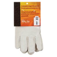 Winter-Lined Driver's Gloves, Small, Grain Cowhide Palm, Fleece Inner Lining SM616R | M & M Nord Ouest Inc