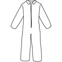 Pyrolon&reg; Plus 2 Disposable FR Coveralls, Small, Blue, FR Treated Fabric M & M Nord Ouest Inc