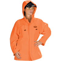 V&ecirc;tements imperm&eacute;ables Hurricane ignifuges et r&eacute;sistants &agrave; l'huile, veste, 4T-Grand, Orange haute visibilit&eacute; M & M Nord Ouest Inc
