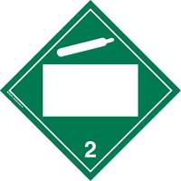 Non-Toxic Gas TDG Placard, Plastic M & M Nord Ouest Inc