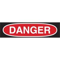 Enseigne Danger, 7" x 10", Polystyr&egrave;ne, Anglais M & M Nord Ouest Inc