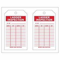 &eacute;tiquettes de rapport d'inspection, Polyester, 4" la x 7" h, Anglais M & M Nord Ouest Inc