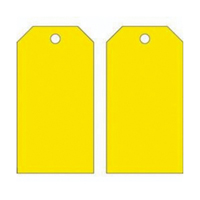 Blank Accident Prevention Tags, Metal, 3" W x 5-3/4" H M & M Nord Ouest Inc
