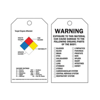 Étiquettes auto-plastifiantes du droit à l'information, Polyester, 3" la x 5-3/4" h, Anglais SX837 | M & M Nord Ouest Inc