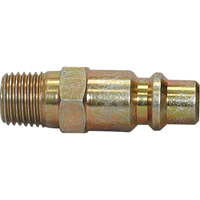 Quick Couplers - 3/8" Industrial, One Way Shut-Off - Plugs, 1/4" M & M Nord Ouest Inc