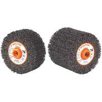 Tambour de finition FX, 4-1/4" dia. x 2" la, 5/8"-11 Arbre, Grain Cors&eacute; M & M Nord Ouest Inc