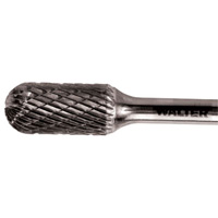 Fraise double au carbure avec tige cylindrique &agrave; pointe ronde, 1/2" dia., 1" profondeur de la coupe M & M Nord Ouest Inc