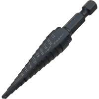 Foret &eacute;tag&eacute; no 1, 1/8" - 1/2", Incr&eacute;ments de 1-3/2", Acier rapide M & M Nord Ouest Inc