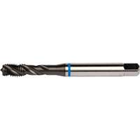 Taraud &agrave; cannelures h&eacute;licoidales Blue Shark, Acier rapide au cobalt, Filet de 1/4"-28, 3,15" l M & M Nord Ouest Inc