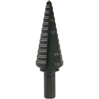 Multi-Hole Step Bit, 3/16"/4.8 mm - 7/8"/#4/22.2 mm  M & M Nord Ouest Inc