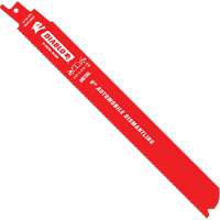 Reciprocating Blade for Auto Dismantling, Bi-Metal, 10-14 TPI, 9" L x 1" W M & M Nord Ouest Inc
