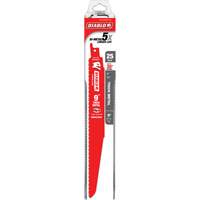 Reciprocating Blade for Thick Metal/Demolition, Bi-Metal, 8-10 TPI, 9" L M & M Nord Ouest Inc