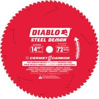 Steel Demon Cermet II Circular Saw Blade, 14", 72 Teeth, Metal Use M & M Nord Ouest Inc