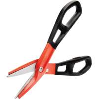 13" Serrated Aluminum Tinner Snip with Dipped Handle, 3" Cut Length, Straight Cut M & M Nord Ouest Inc