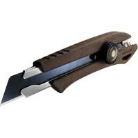 Ratchet Lock Knife, 18 mm, Wood Handle M & M Nord Ouest Inc