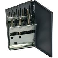 Jeu de forets courts & taraud manuels m&eacute;triques HTGP, 18 morcea M & M Nord Ouest Inc