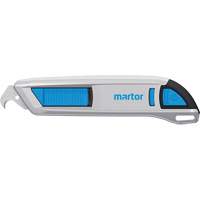 SECUNORM 500 Retractable Knife with Hook Blade No. 56, 10 mm, Heavy-Duty, Aluminum Handle M & M Nord Ouest Inc