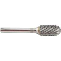 Fraise en carbure cylindrique &agrave; coupe agressive &agrave; extr&eacute;mit&eacute; arrondie, SC-5, 1/2" dia., 1" profondeur de la coupe M & M Nord Ouest Inc