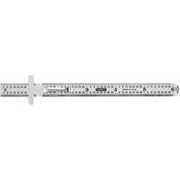 Industrial Precision Flexible Ruler, 6" L, Steel M & M Nord Ouest Inc