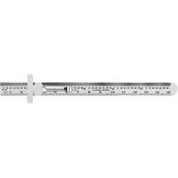 Economy Precision Flexible Ruler, 6" L, Steel M & M Nord Ouest Inc