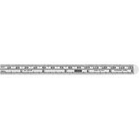 Economy Precision Flexible Ruler, 6-1/2" L, Steel M & M Nord Ouest Inc