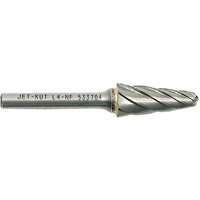 L4-NF 1/4" Taper Shape Bur for Aluminum/Non-ferrous Materials, 1/2" Dia. M & M Nord Ouest Inc