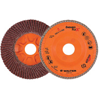 Enduro-Flex Flap Disc, 4-1/2" x 7/8", Type 27, 40 Grit, Zirconia Alumina M & M Nord Ouest Inc