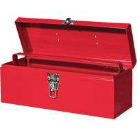 Coffre &agrave; outils portatif ATB100 avec plateau en m&eacute;tal pour outils, 6" P x 16" la x 6-1/2" h, Rouge M & M Nord Ouest Inc