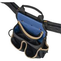 20 Pocket Tool Belt Combo, Polyester, Black M & M Nord Ouest Inc