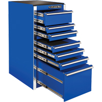 Armoire latérale série RX, 7 tiroirs, 19" la x 25" p x 39-1/4" h, Bleu TEQ496 | M & M Nord Ouest Inc